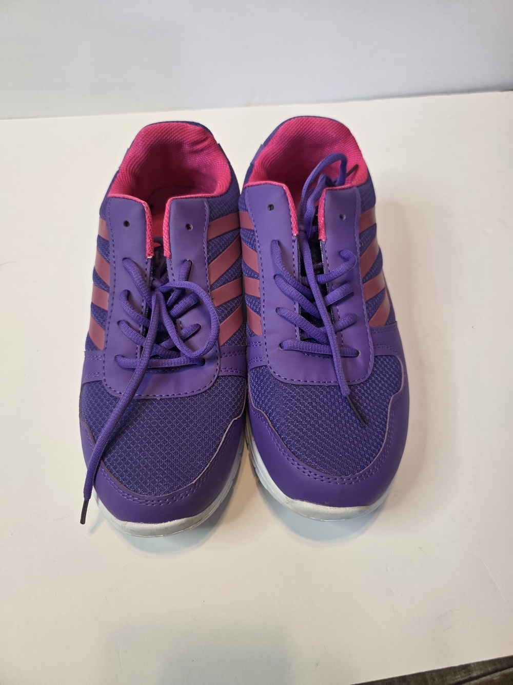 Amazon Kids Purple and Pink Athletic Sneakers